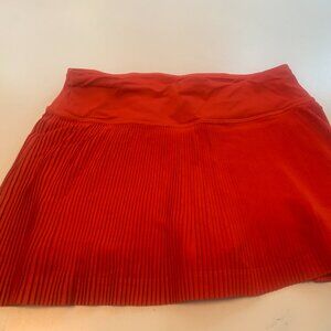 Lululemon tennis skirts - red and white